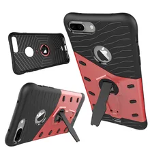 Чехол для iPhone 7 plus, 50 шт./партия, 360 градусов вращающийся ТПУ+ PC с подставкой Чехол для iPhone 7 plus, дизайн