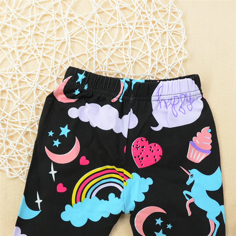 Yeedison Fashion Girls Clothing Set 2018 Cotton Baby Kids Clothes Suits For Girls Unicorn Dress Pants 2Pcs Children Outfit Sets (4)