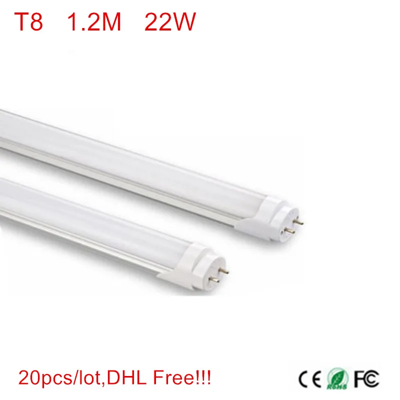 Встросветодиодный Светодиодная трубка SMD 2835 50 шт. T8 55 Вт 1200 мм 1 2 м 4 фута