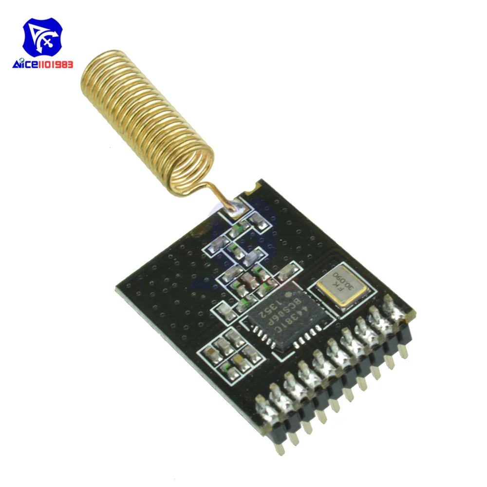 

YJ-14005 SI4463 Wireless Module with Antenna 433Mhz NRF905/SI443238/CC11101 for Arduino