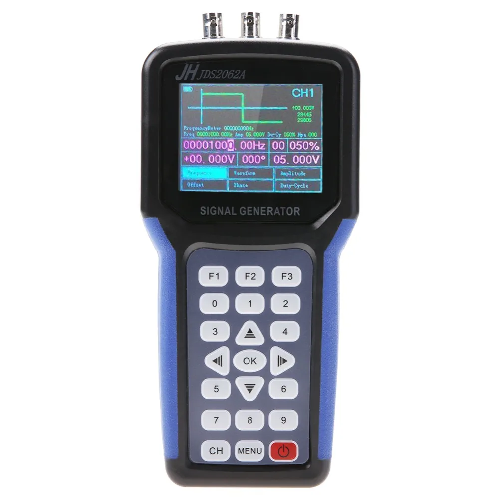 Jinhan Профессиональный цифровой генератор сигналов ручной 30 МГц 2 канала цифровой генератор сигналов частотомер S4R2 AC110-220V