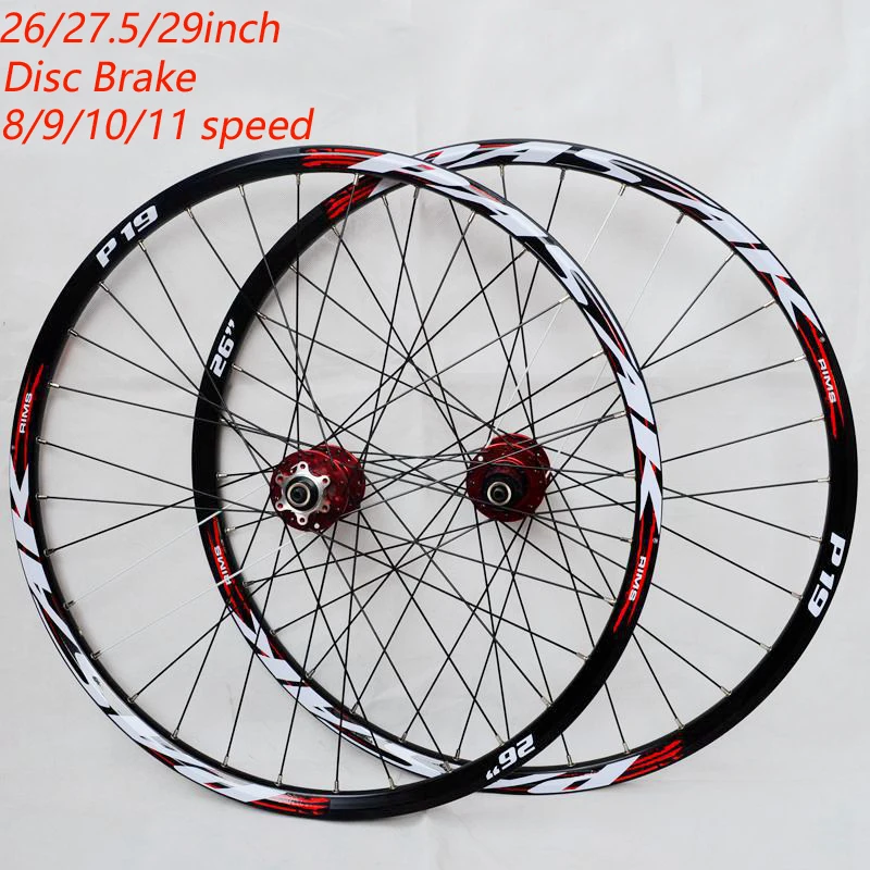 26 &quot29&quot 27 5 &quot32 отверстия дисковый тормоз Горный велосипед колеса с 6