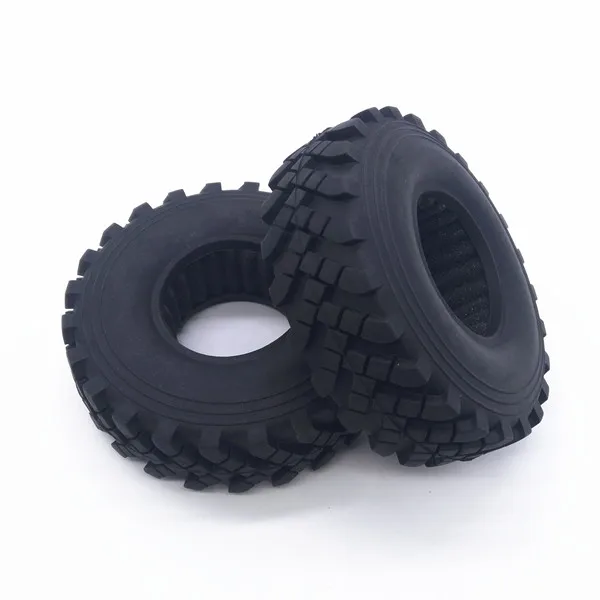 Best Price 1PCS 2.2Inch Wheel Tyre 128mm Rubber Tires Wear Resistant Rock Tyre Skin in 42mm Width for 1:10 RC Crawler Climbing Cars