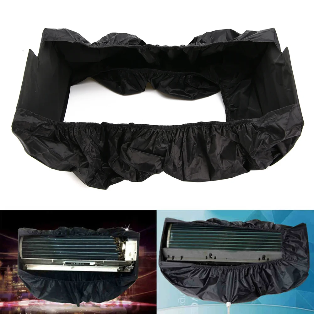 

Mayitr Air Conditioner Waterproof Cover Dust Washing Clean Protector For 1.5P- 2P With 2.5m Water Pipes Household Tools