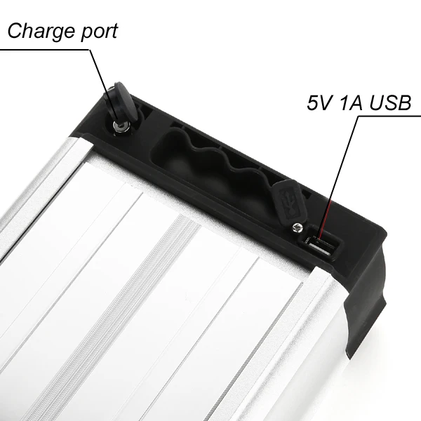 Sale Rear rack e-bike battery 24v 50ah li-ion electric bicycle battery with standard USB port and rear led light For Samsung Cell 16 Sale Rear rack e-bike battery 24v 50ah li-ion electric bicycle battery with standard USB port and rear led light For Samsung Cell 16