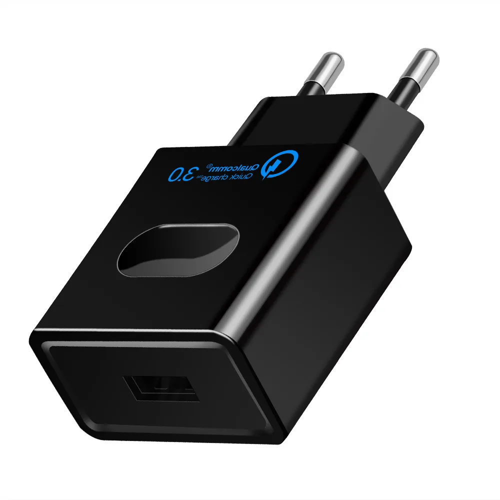 USB Charger Quick Charge 3.0 Fast Charger QC3.0 QC2.0 USB Adapter 18W Portable Wall Charger for Mobile Phone Chargers 14