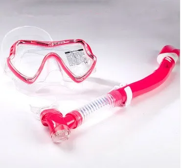 SBART Дайвинг маска для подводного плавания из закаленного стекла Профессиональные оптические очки для ныряния маска противотуманные очки маски для подводного плавания - Цвет: Розовый
