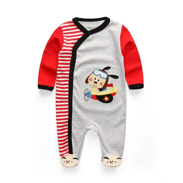 Милая детская одежда Детский комбинезон удобная одежда с длинными рукавами хлопок детские комбинезоны для младенцев продукт - Цвет: Baby Clothing74