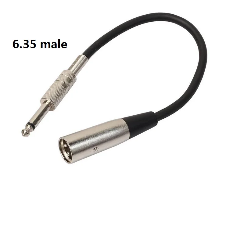 Два ядра 6 35 мм Штекерный-3Pin XLR Штекерный/гнездовой аудиокабель сбалансированный