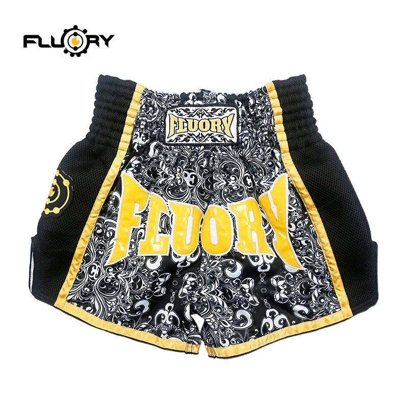 Fluory/3 цвета, детские шорты muay thai, шорты для бокса с цветочным принтом, новая модель, шорты mma для детей(для мальчиков и девочек