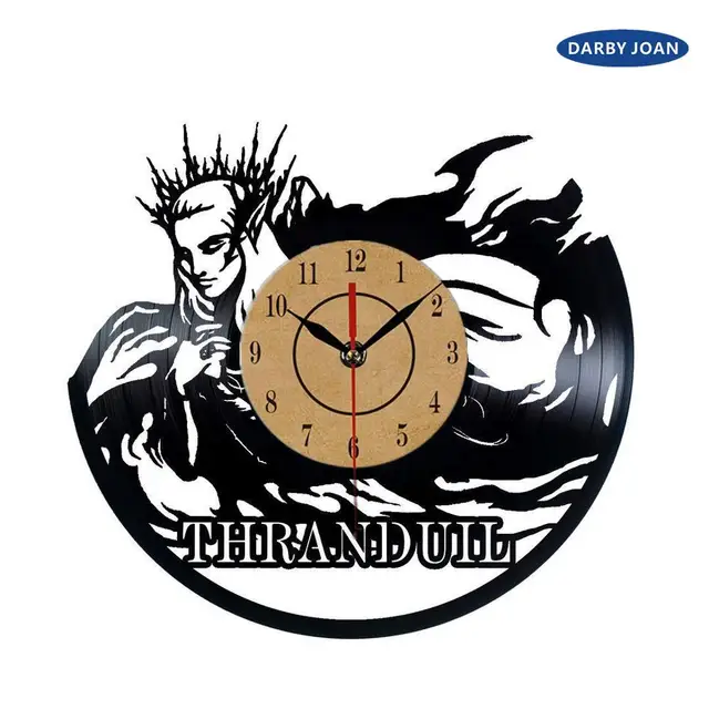 Thranduil_Exclusive wall clock made of vinyl record_GIFT_DECOR , wall clock saat alarm clock