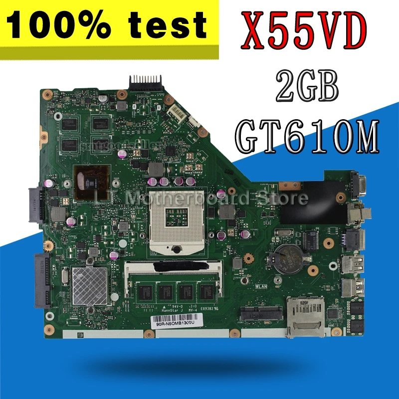 Placa base X55VD GT610M 2 GB RAM REV 2,2 USB 3,0 para ASUS X55V X55VD placa base portátil X55VD placa base X55VD placa base X55VD Placa base X55VD GT610M 2 GB RAM REV 2,2 USB 3,0 para ASUS X55V X55VD placa base portátil X55VD placa base X55VD placa base X55VD