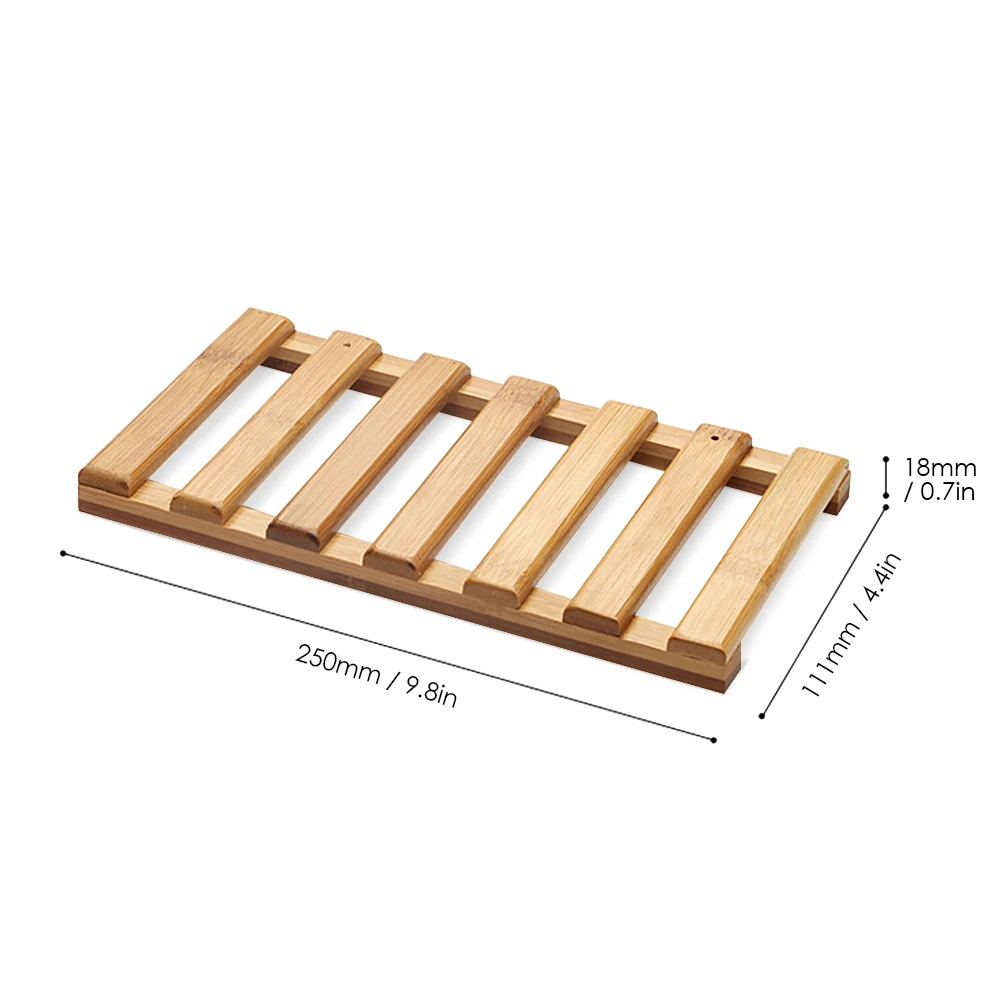 Bathroom Storage Bracket for Bathing Home Wall Decor Wall Ledge Bamboo Storage Rack Bathroom Edge Floating Shelf Bracket