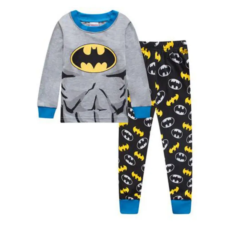 Новинка года; Брендовая детская пижама с человеком-пауком; одежда для сна для маленьких мальчиков; детская хлопковая модная пижама с длинными рукавами и рисунком для девочек - Цвет: 10 style