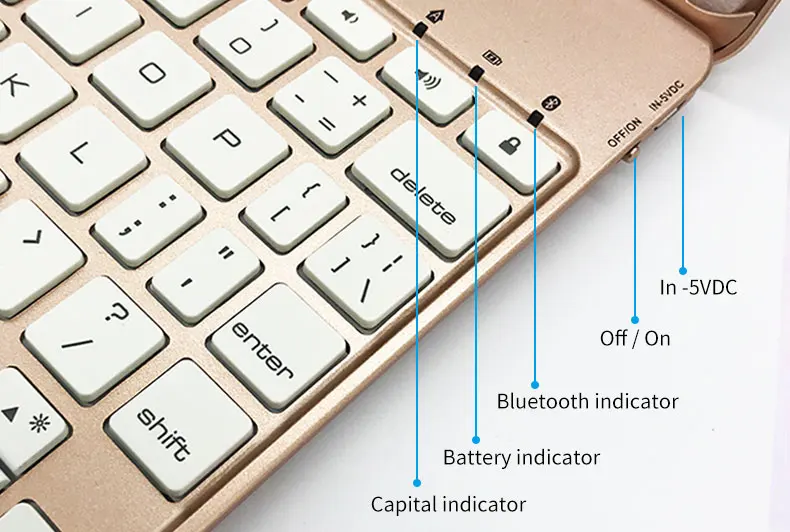 7 цветов, для iPad MINI 1 2 3 4, полный защитный чехол, светильник с подсветкой, беспроводной чехол с клавиатурой Bluetooth для iPad MINI, подставка, Fundas