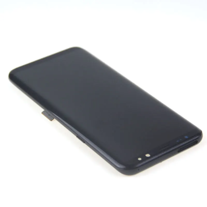 Для Samsung Galaxy S8 G950 и plus G955 оригинальный LCD сенсорный экран дигитайзер AMOLED с рамкой