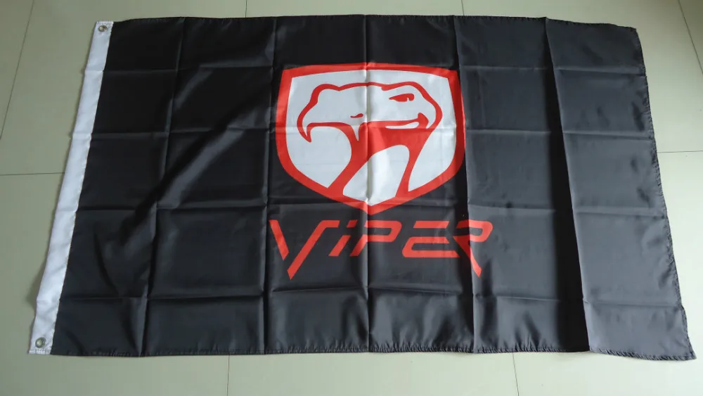 Флаг с изображением гадюки для автопоказа, viper баннеры на машину, 90X150 см размер, полиэстер