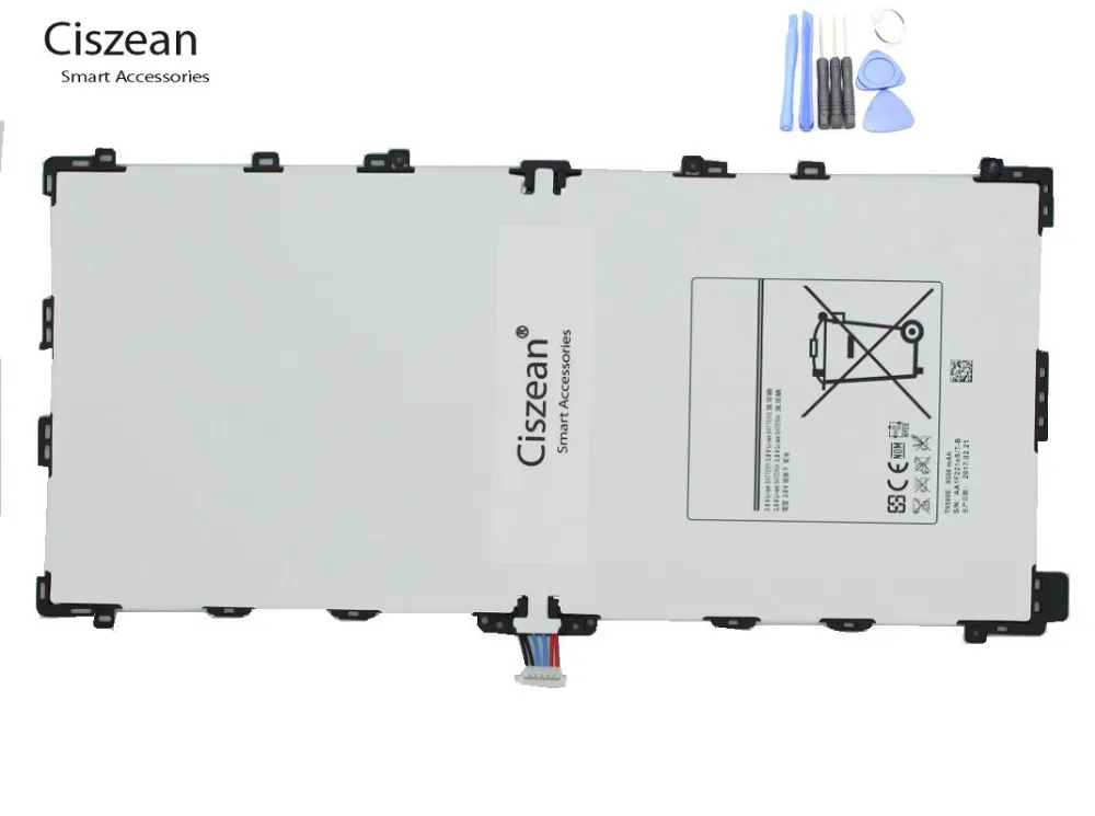 Ciszean 1x9500 мАч Сменный аккумулятор для Samsung Galaxy Note Pro 12 2 SM P900 P901 P905 T9500C T9500E T9500U T9500K +