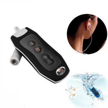

8GB Adroit Sports Clip Waterproof IPX8 Mp3 Player FM Swimming Diving Earphone MP3 MUSIC player headset underwater mp3