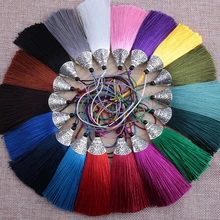 Распродажа,, 1 шт., изящные украшения, аксессуары, шелковые кисточки, ручная работа, свадебные, 33 цвета, рыбий рот, Приморский автомобиль