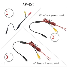 1 шт. AV видео lotus head DC мощность Женский до трех основных BMW головка с понижающей линией 12 В до 3,3 В