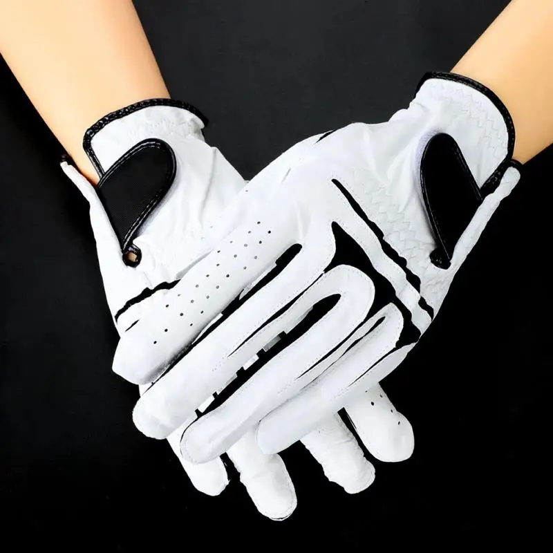 1 шт. перчатки для гольфа противоскользящие мужские перчатки для гольфа для езды на велосипеде полный палец перчатки для уличное спортивное снаряжение дышащие аксессуары для гольфа