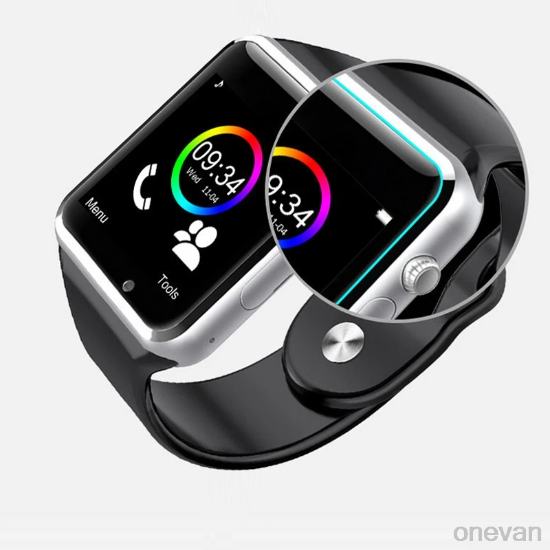 

A1 Smartwatch Intelligent Digital Sport Gold Smart Watch New Pedometer For Phone Android Wrist Watch Men Women's satti Watch