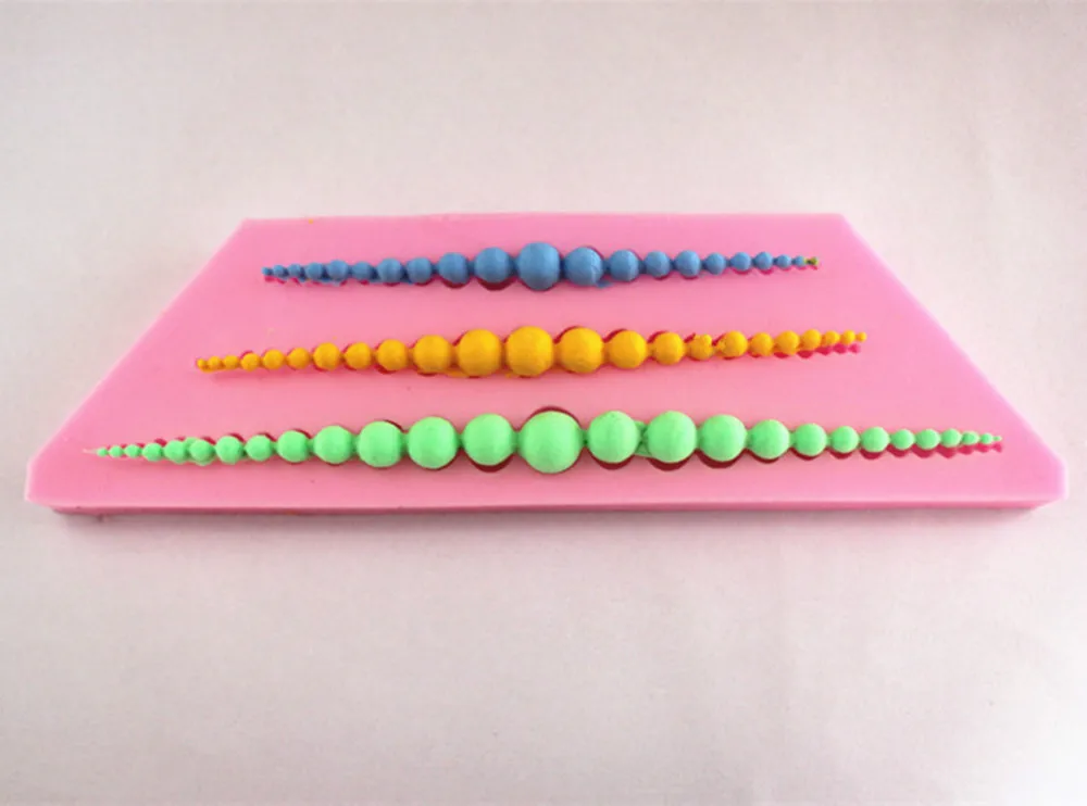 

A string of pearls cake molds soap chocolate mould for the kitchen baking FM185