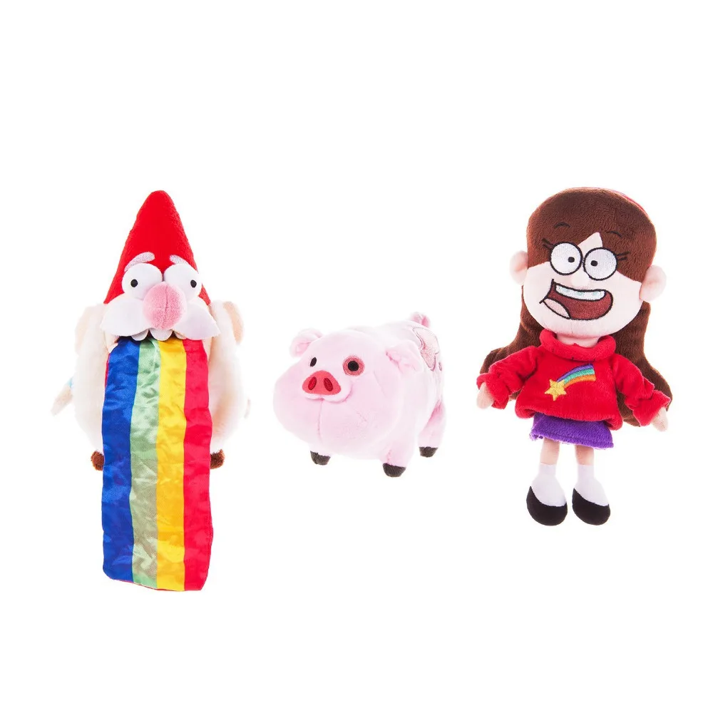 

Gravity Falls Waddles Pig Mabel Barfing Gnome Plush Doll Kids Toy 8" with Tag