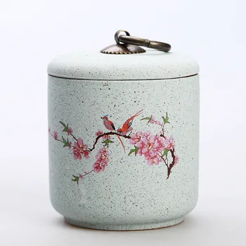 

Mini Purple Clay Tea Cans With Cover Various Colors Candy Jar Coffee Sealed Pot Dry Fruit Container Tank Spices Storage Jars