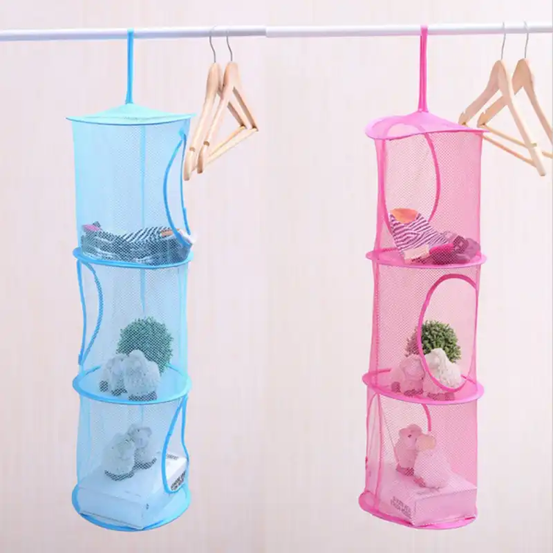 hanging mesh toy organizer