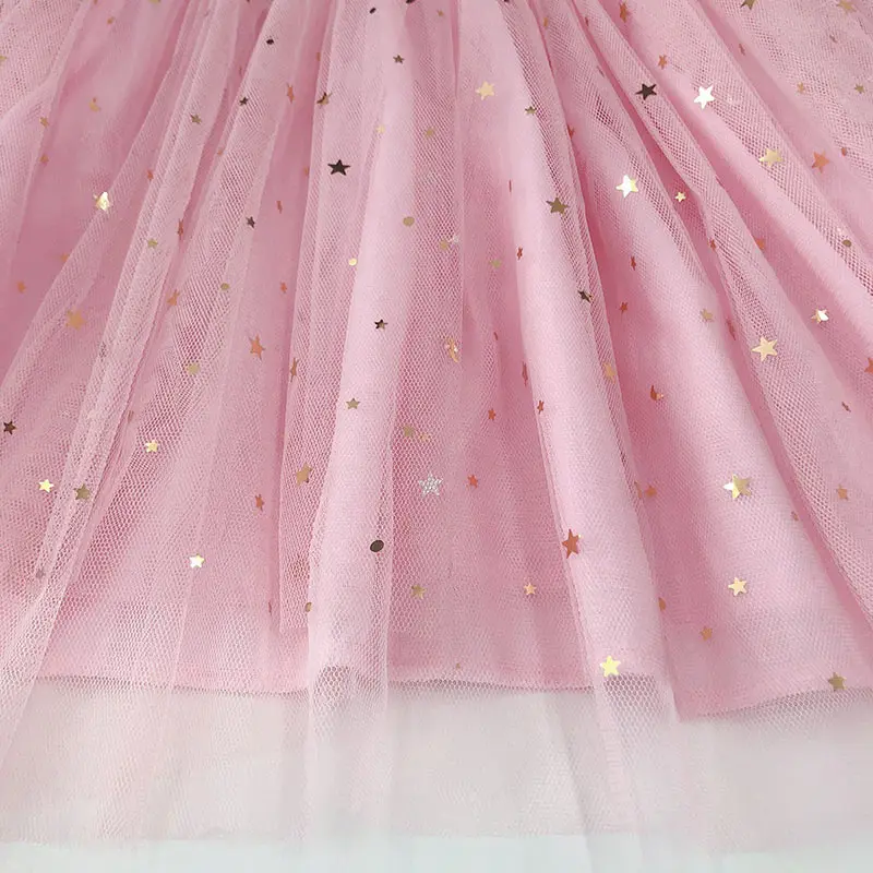 VIKITA Brand New Children Princess Dress Girls Star Tutu Dresses Baby Girl Long Sleeve Clothes Kids Party Dresses for Girls