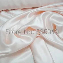 charmeuse шелковицы Ткань заказ розовый Cheongsam чистый шелк атлас Ткань материал 114 Wide метров тяжелый Шелковый креп
