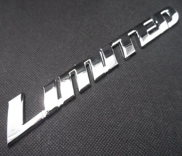 

Car ABS Chrome LIMITED for Highlander Side Badge Emblem Sticker