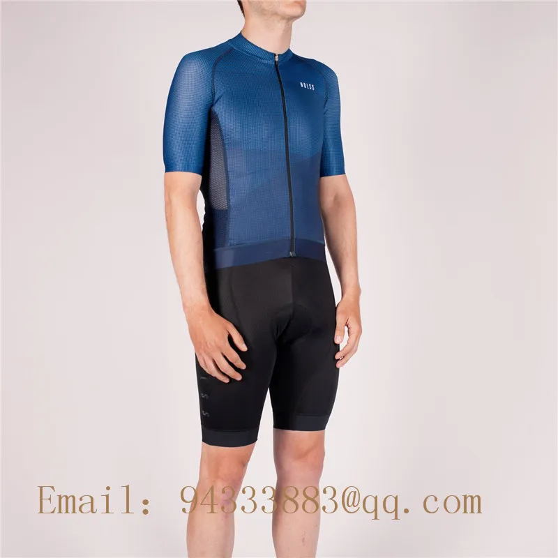 

2019 ndlss summer men short sleeve cycling set bike professional competition jersey bib shorts tights triathlon team uniform
