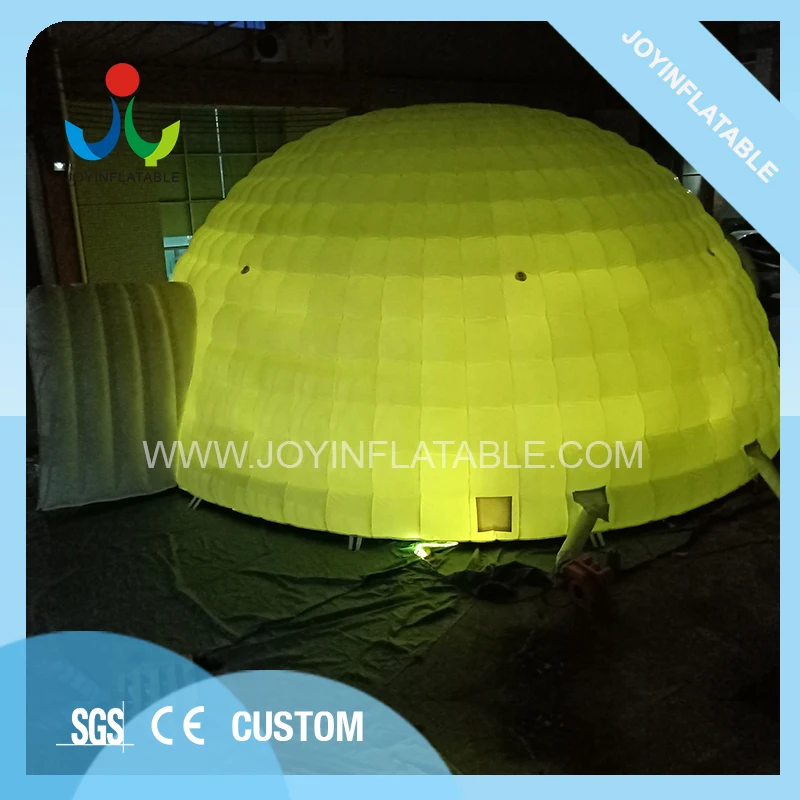 Dia 12m Inflatable Dome Tent  With Decorative LED light For Ourdoor Party Event 3