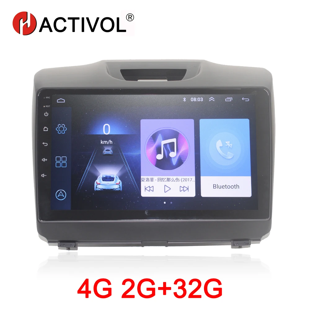 

HACTIVOL 2G+32G Android 8.1 Car Radio for Chevrolet Trailblazer Colorado S10 Isuki D-max car dvd player gps 4G multimedia player