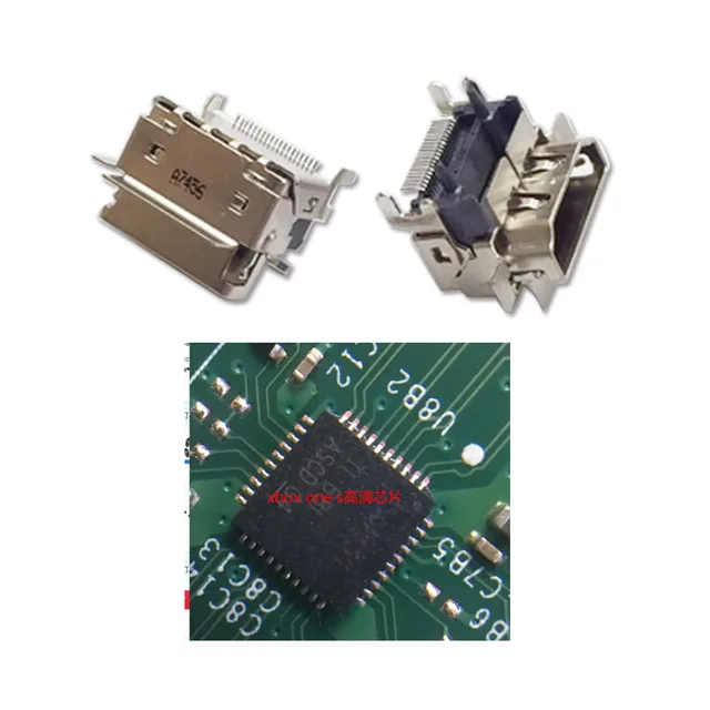 Special Offers Original New 1080P HDMI Socket Port Parts Replacement for XBOX ONE S SLIM Motherboard Repair Special Offers Original New 1080P HDMI Socket Port Parts Replacement for XBOX ONE S SLIM Motherboard Repair