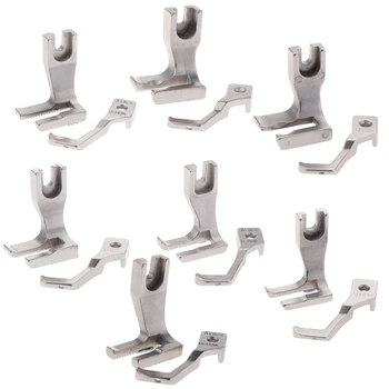 

Industrial Sewing Machine Walking Piping & Welting Zipper Feet Set U192 U193