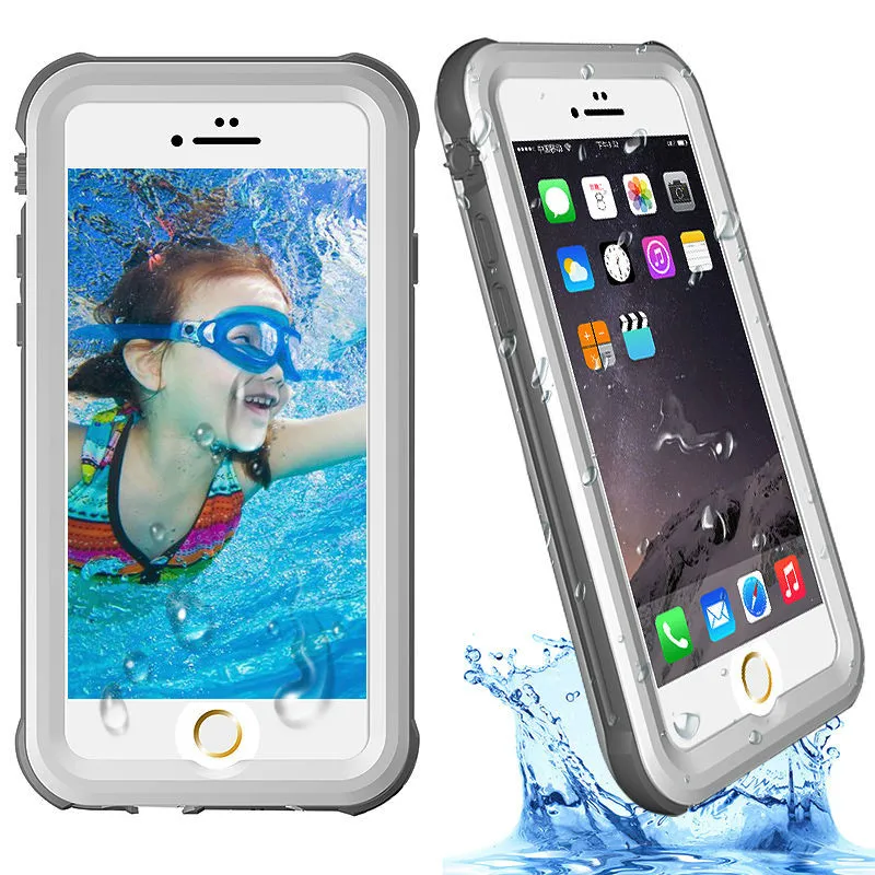 กันน้ำสัตว์เลี้ยงกรณีสำหรับiPhone 6 6วินาทีบวกกรณีเต็มน้ำค้างแข็งกีฬากลางแจ้งกรณีสำหรับiPhone 5วิ...