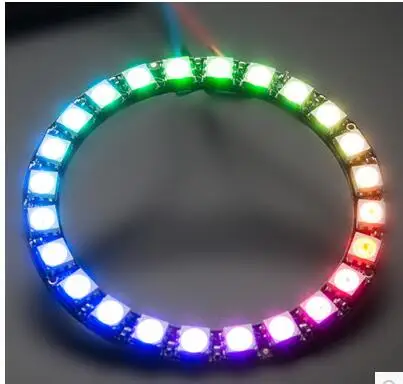 Бесплатная доставка! 1 шт. CJMCU 24 WS2812 5050 RGB светодиодный ные лампы Встроенный