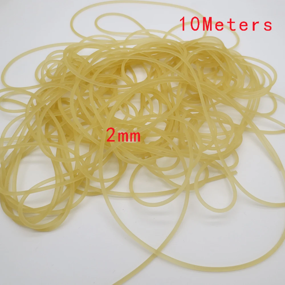 Diameter 2mm 3mm 4mm 5mm 6mm solid elastic fishing rope 10M fishing accessories rubber line for catching fishes