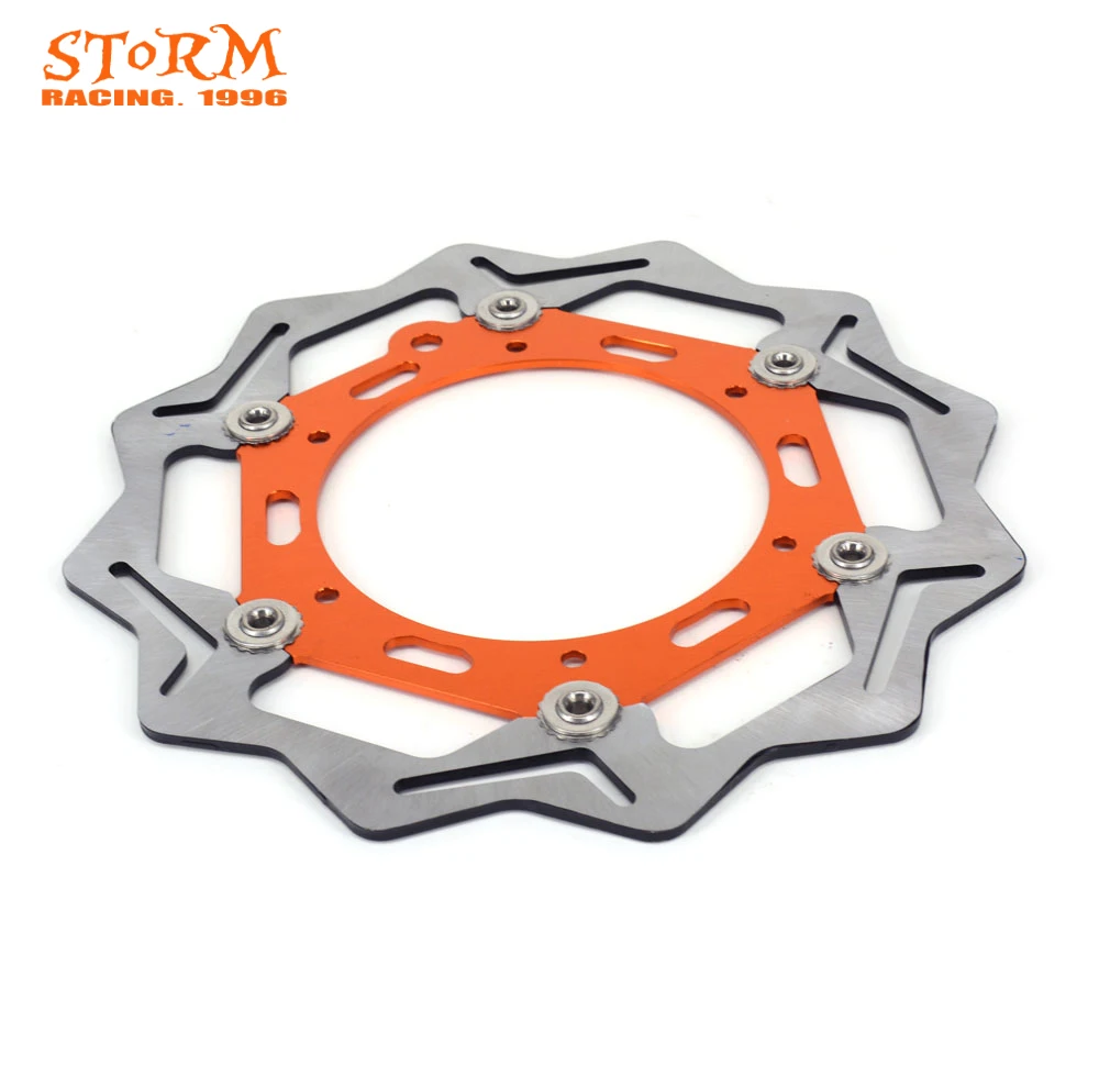 270 мм волнистые передние плавающие тормозные диски для KTM EXC GS SX SXS SXF XCW EXC-F MX MXC EXCR XCG LC4 125 200 250 300 380 400 450 520