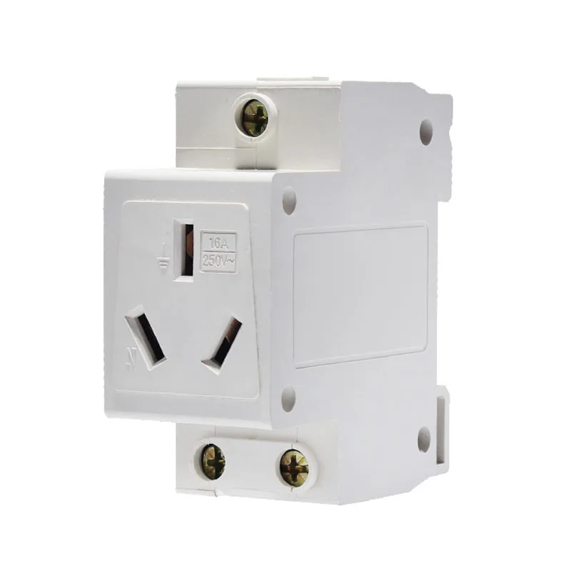 

16A 250VAC AC30 SERIES Three Phase US EU 3 Pin Plug 35mm Din Rail Mount Modular socket FREE SHIPPING