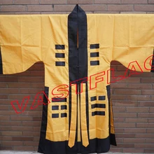 Даосский священник одежда халат даосизм/gossipgown Тай chimartial художественная одежда ряса желтого цвета