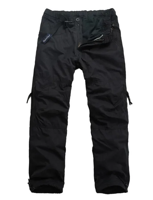 lined cargo pants mens