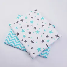 2 шт./лот, детский хлопковый саржевый тканевый хлопковый лоскутный материал для шитья своими руками, стеганый материал для детей и кукол