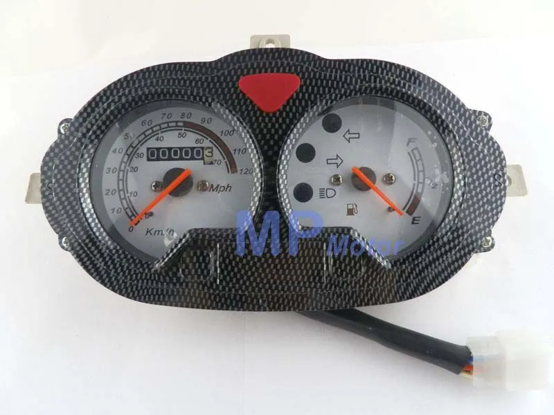 SPEEDOMETER GAUGE TRANSPARENT PLASTIC COVER 139QMB GY6 CHINA SCOOTER MOPED 