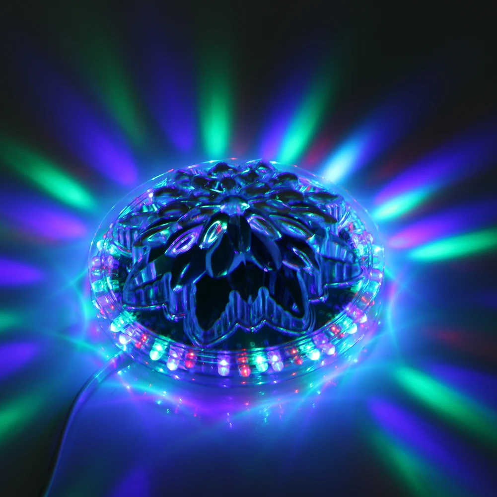 

8~12W RGB LED Stage Light Crystal Magic Lighting Holiday Laser Projector New Year Party DJ Disco Stage Effect Light Lamp