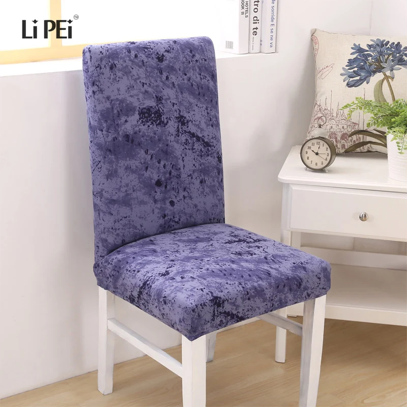 

Splash ink design Removable Chair Cover Stretch Elastic Slipcovers Restaurant For Weddings Banquet Folding Hotel Chair Covering